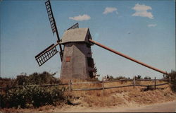 The Old Mill, Nantucket Island Massachusetts Postcard Postcard Postcard