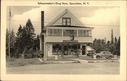 Schoonmaker's Drug Store Postcard