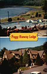 Peggy Runway Lodge Narrowsburg, NY Postcard Postcard Postcard