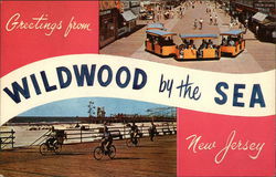 Greetings from Wildwood-by-the-Sea New Jersey Postcard Postcard Postcard