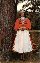 Indian Princess of the Choctaw Nation Philadelphia, MS Postcard Postcard Postcard