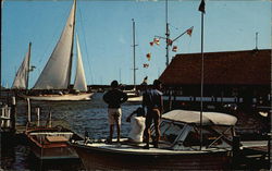 Regatta Day Edgartown, MA Postcard Postcard Postcard