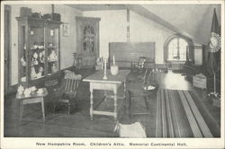 Memorial Continental Hall - New Hamphire Room, Children's Attic Postcard