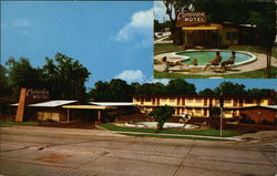 Caravan Motel Postcard