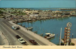 Clearwater Beach Marina Florida Postcard Postcard Postcard