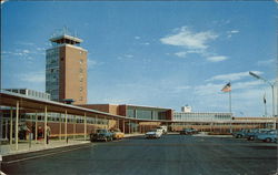 Port Columbus and Terminal Building Airports Postcard Postcard Postcard