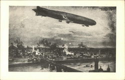 German Airship Postcard