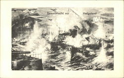 German Battleship, Airship Airships Postcard Postcard Postcard