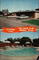 The Sands Grill and Motel Postcard