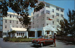 Entrance to Elbow Beach Surf Club Postcard