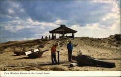 Site of Marconi Wireless Station Postcard