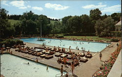 Swimming Pool at Oglebay Park Postcard