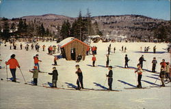 Ski Instructors and Students, Mt. Snow Wilmington, VT Postcard Postcard Postcard