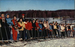 Ready for Ski Instruction Michigan Skiing Postcard Postcard Postcard