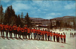 Ski Instructors on Mt. Snow Wilmington, VT Postcard Postcard Postcard