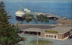 Bar Harbor Ferry Terminal, MV Bluenose at Dock Maine Postcard Postcard Postcard