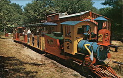 Train at Santa's Land USA Postcard