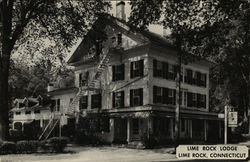 Lime Rock Lodge Postcard