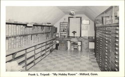 Frank L Tripodi - "My Hobby Room" Milford, CT Postcard Postcard Postcard