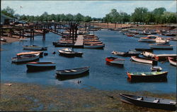 Halloween Municipal Boat Basin, Cummings Park Postcard