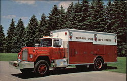 1978 Mack-Salisbury Rescue Truck Trucks Postcard Postcard Postcard