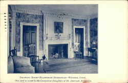 Ellsworth Homestead - Drawing Room Windsor, CT Postcard Postcard Postcard