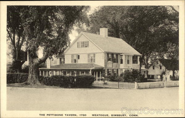 The Pettibone Travel, 1780 - Weatogue Simsbury, CT Postcard