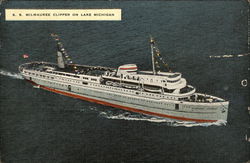 S.S. "Milwaukee Clipper" Cruise Ships Postcard Postcard Postcard