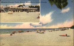 Manatee County Public Beach Postcard