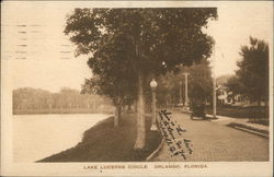 Lake Lucerne Circle Postcard