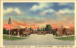 Traveler's Motor Lodge Salt Lake City, UT Postcard Postcard Postcard