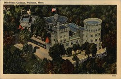 Middlesex College Waltham, MA Postcard Postcard Postcard