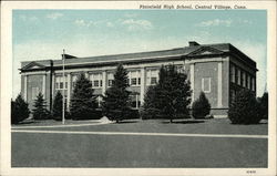 Plainfield High School Postcard