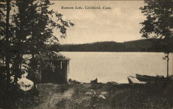 Scenic View of Bantam Lake Postcard