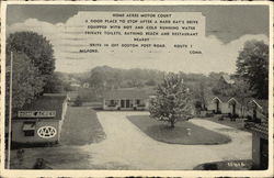 Home Acres Motor Court Milford, CT Postcard Postcard Postcard