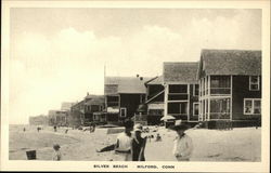 Houses on Silver Beach Milford, CT Postcard Postcard Postcard