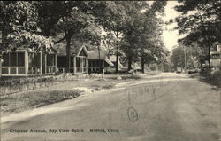 Creeland Avenue, Bay View Beach Milford, CT Postcard Postcard Postcard