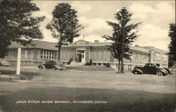 John Fitch High School Windsor, CT Postcard Postcard Postcard