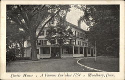 Curtis House. A Famous Inn since 1754 Woodbury, CT Postcard Postcard Postcard