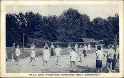 Y.M.C.A. Camp Woodstock Postcard