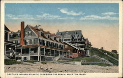 Nautilus Inn and Atlantic Club Allerton, MA Postcard Postcard Postcard