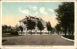 Gladstone Boulevard showing R. A. Long Residence Kansas City, MO Postcard Postcard Postcard