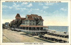 Bird's-Eye View of Nantasket Hotel Postcard