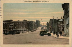 King Street Sherbrooke, QC Canada Quebec Postcard Postcard Postcard