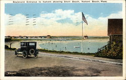 Boulevard Entrance to Nahant Postcard