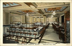 Skirvin Hotel - Coffee Shop Postcard