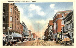 Market Street, East Lynn, MA Postcard Postcard Postcard