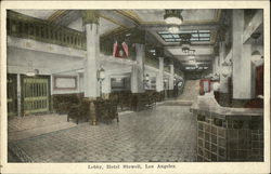 Hotel Stowell - Lobby Los Angeles, CA Postcard Postcard Postcard