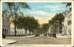 State Street, Looking North Concord, NH Postcard Postcard Postcard