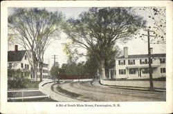 A Bit of South Main Street Farmington, NH Postcard Postcard Postcard